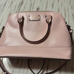 Kate Spade crossbody blush satchel purse